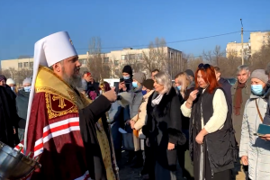 Голова ПЦУ митрополит Епіфаній прибув до Сєвєродонецька: відео