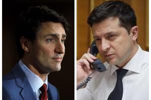 Зеленський поговорив по телефону з прем'єром Канади Трюдо