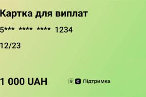 Украинские банки начали выдавать пластиковые карты "єПідтримка"