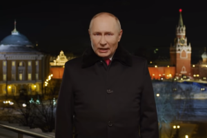 Сеть обсуждает странный вид Путина в новогоднем обращении
