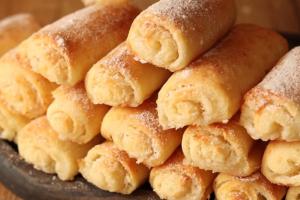 Творожные трубочки с нежной начинкой