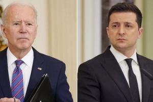 В ближайшие часы Зеленский проведет переговоры с Байденом