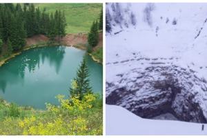 Плохой знак? В России внезапно ушло под землю священное озеро