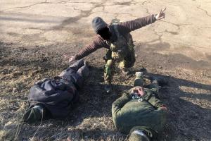 "Вовки" 128-ї бригади взяли в полон групу військових так званих "ЛДНР"