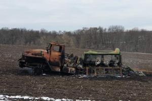 На Сумщині українські військові знищили Байрактарами 4 колони техніки окупантів