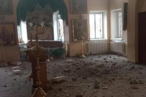 Оккупанты в Вербное воскресенье обстреляли храм в Северодонецке