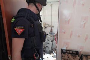 В одному з будинків Сєвєродонецька не розірвалася авіаційна ракета