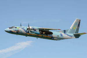 В Запорожской области упал украинский самолет Ан-26