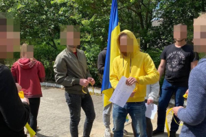 В оккупированном Мелитополе провели проукраинский митинг
