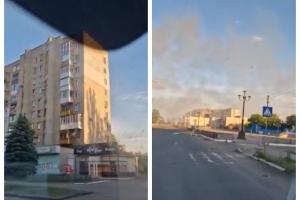 Свіже відео з Лисичанська: як виглядає проспект Перемоги сьогодні