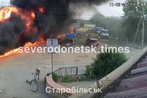 Появилось видео ликвидации коллаборанта Лайшева на Луганщине