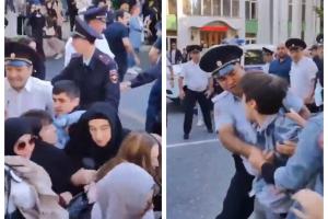 В Дагестане обещают устроить "майдан", начались стычки с полицией и стрельба
