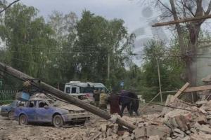 "Приліт" в окупованому Старобільську: кадри з місця події
