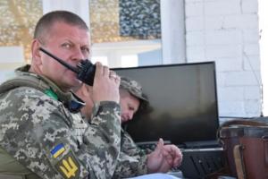 Залужный показал схему нанесения Россией ударов по Украине