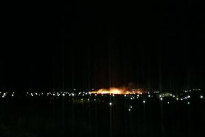 В окупованому Бердянську - сильна пожежа