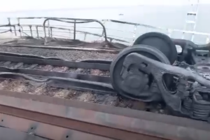 Появилось видео нынешнего состояния Крымского моста