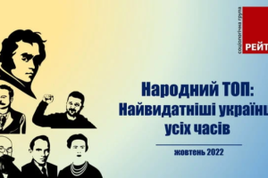 Украинцы составили "народный рейтинг" величайших соотечественников всех времен