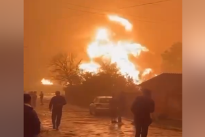 В оккупированном Шахтерске на Донетчине - мощнейшая "бавовна" на нефтебазе