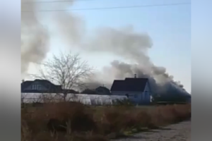 Під Мелітополем партизани спалили базу російських окупантів
