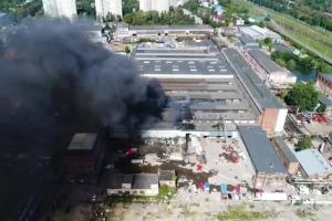 у Люберцях стався потужний вибух на заводі металобрухту