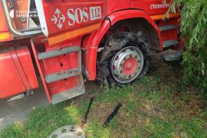 Дрони атакували пожежну частину на Запоріжжі — поранено рятувальників