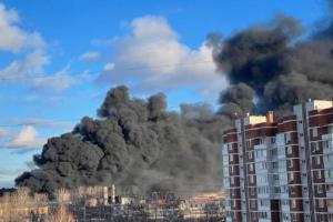 Пожежа на російському турбінному заводі
