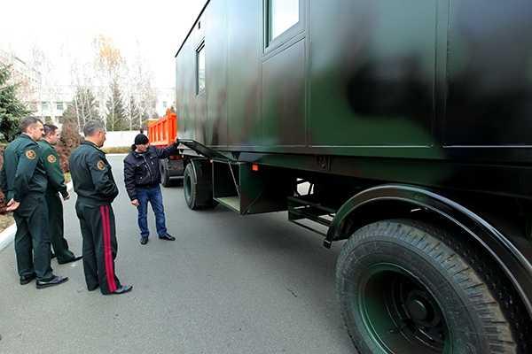 Для Нацгвардии разработаны передвижные пункты обогрева и отдыха 