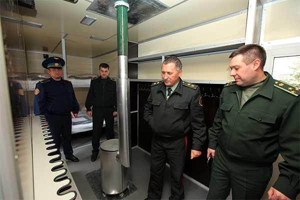 Для Нацгвардии разработаны передвижные пункты обогрева и отдыха 
