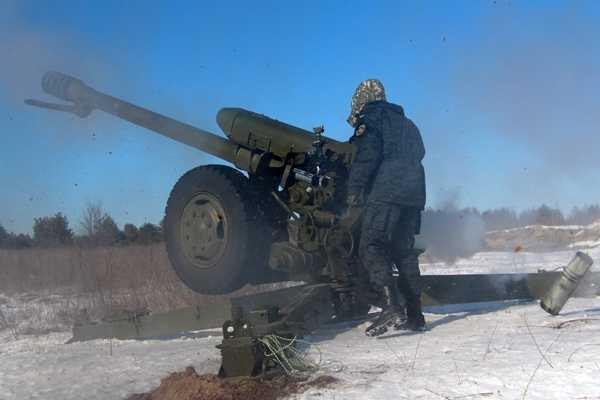 Артиллерийские подразделения Нацгвардии провели учебные боевые стрельбы Артиллерийские подразделения Нацгвардии провели учебные боевые стрельбы