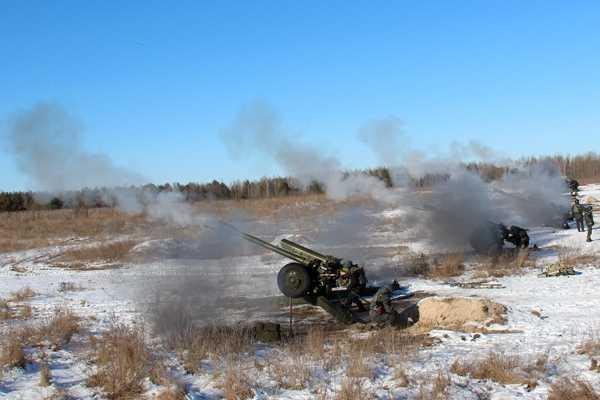 Артиллерийские подразделения Нацгвардии провели учебные боевые стрельбы Артиллерийские подразделения Нацгвардии провели учебные боевые стрельбы