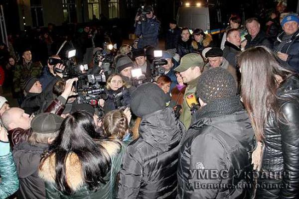 Бойцы спецподразделения "Свитязь" вернулись на малую Родину из зоны АТО Бойцы спецподразделения "Свитязь" вернулись на малую Родину из зоны АТО