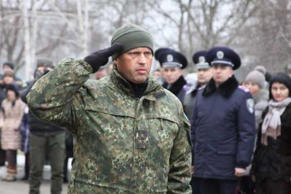 На Винничине в зону АТО проводили бойцов сводного отряда милиции и спецназовцев батальона "Винница"