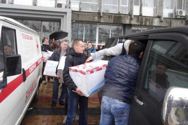 Винничане отправили на Восток очередную партию гуманитарной помощи