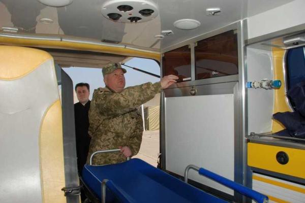 Украинская диаспора в Европе помогла приобрести "скорую" для Учебного центра Академии сухопутных войск