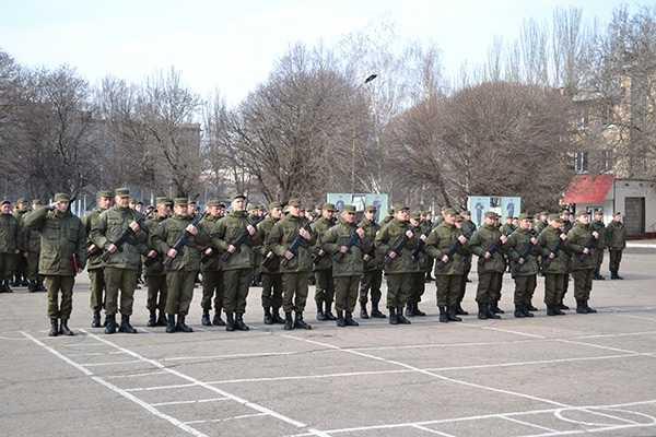 Запорожские гвардейцы приняли в свои ряды новых собратьев