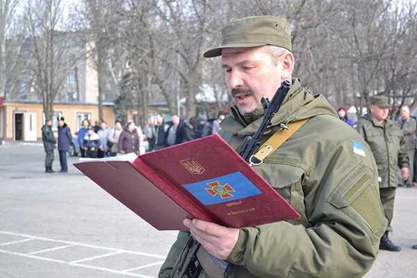 Запорожские гвардейцы приняли в свои ряды новых собратьев