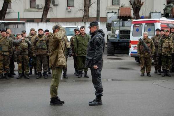Бойцов батальона имени генерала Кульчицкого проводили на передовую в зону АТО Бойцов батальона имени генерала Кульчицкого проводили на передовую в зону АТО