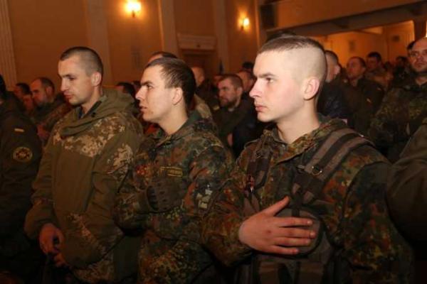 На Харьковщине отметили годовщину с момента создания первого украинского добровольческого батальона На Харьковщине отметили годовщину с момента создания первого украинского добровольческого батальона