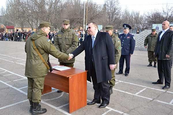 Запорожские гвардейцы приняли в свои ряды новых собратьев
