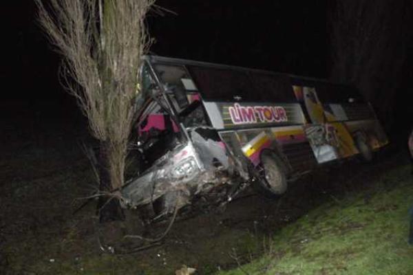 Под Николаевом иномарка протаранила автобус: итог печален Под Николаевом иномарка протаранила автобус: итог печален