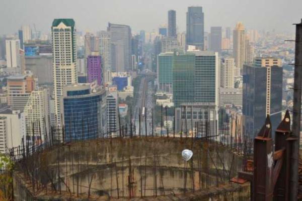 Самая высокая заброшенная высотка в мире находится в Бангкоке