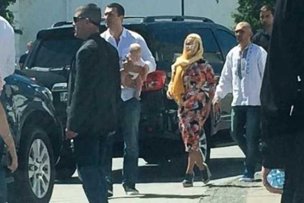 В Киево-Печерской Лавре прошло таинство крещения дочери Владимира Кличко