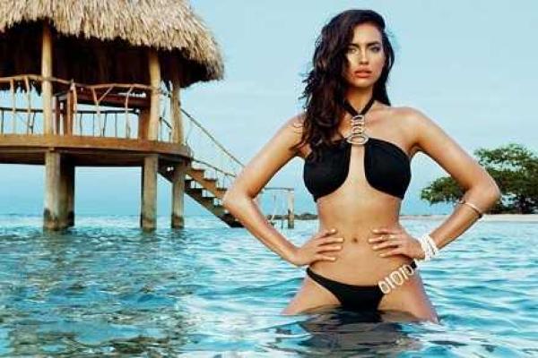 Новая коллекция купальников на обворожительной Ирине Шейк