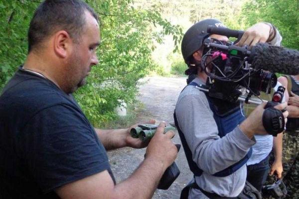 Фотоальбом: будни журналистов в зоне АТО