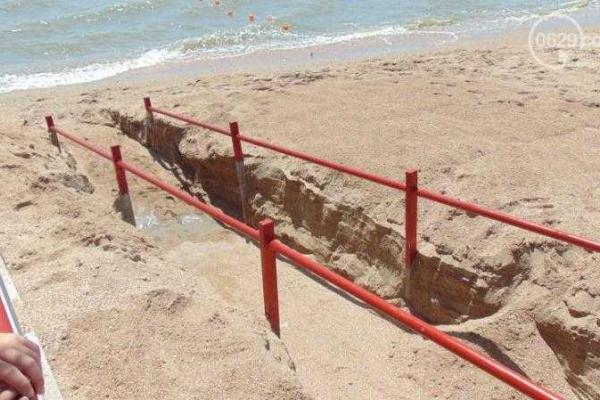 В Мариуполе подготовили пляж для людей с ограниченными возможностями 