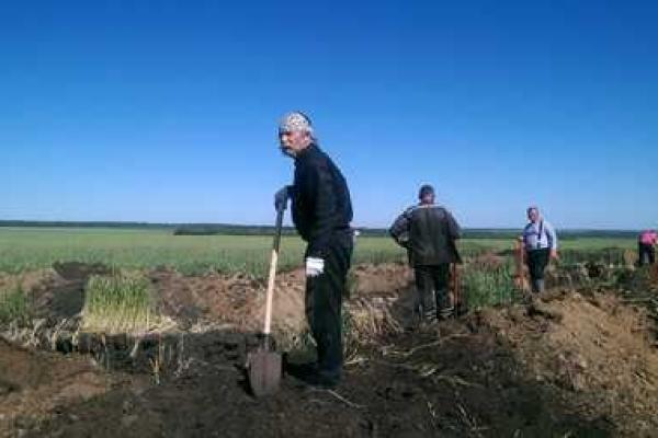 Чиновники Мариуполя вложили свою лепту в возведение фортификационных сооружений вокруг города