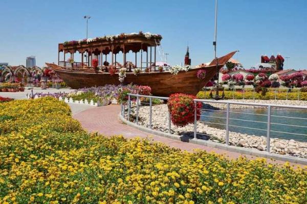 Цветочный чудо-парк в Дубае 