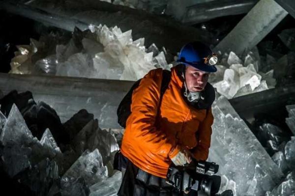 Пещера гигантских кристаллов в Мексике 