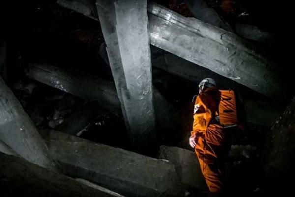 Пещера гигантских кристаллов в Мексике 