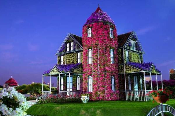 Цветочный чудо-парк в Дубае 